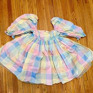 Selkie Multicolor Puff Sleeve Dress